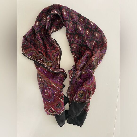 The Specialty House Vibrant Colors Silk Scarf - Picture 2 of 8